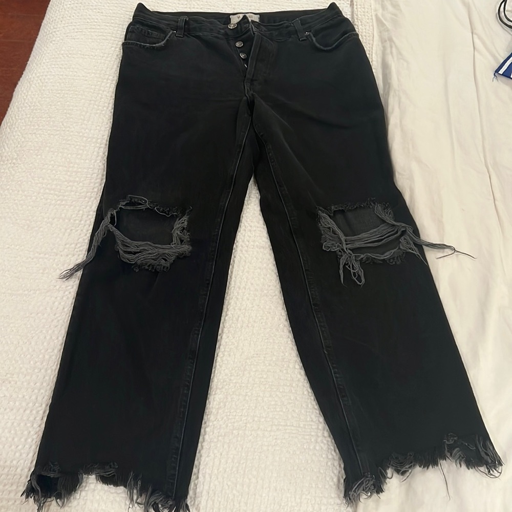 Free People Wide Legged Jeans
